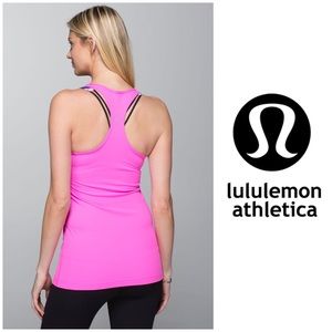 💖 Lululemon Cool Racerback Tank, pink, sz 6